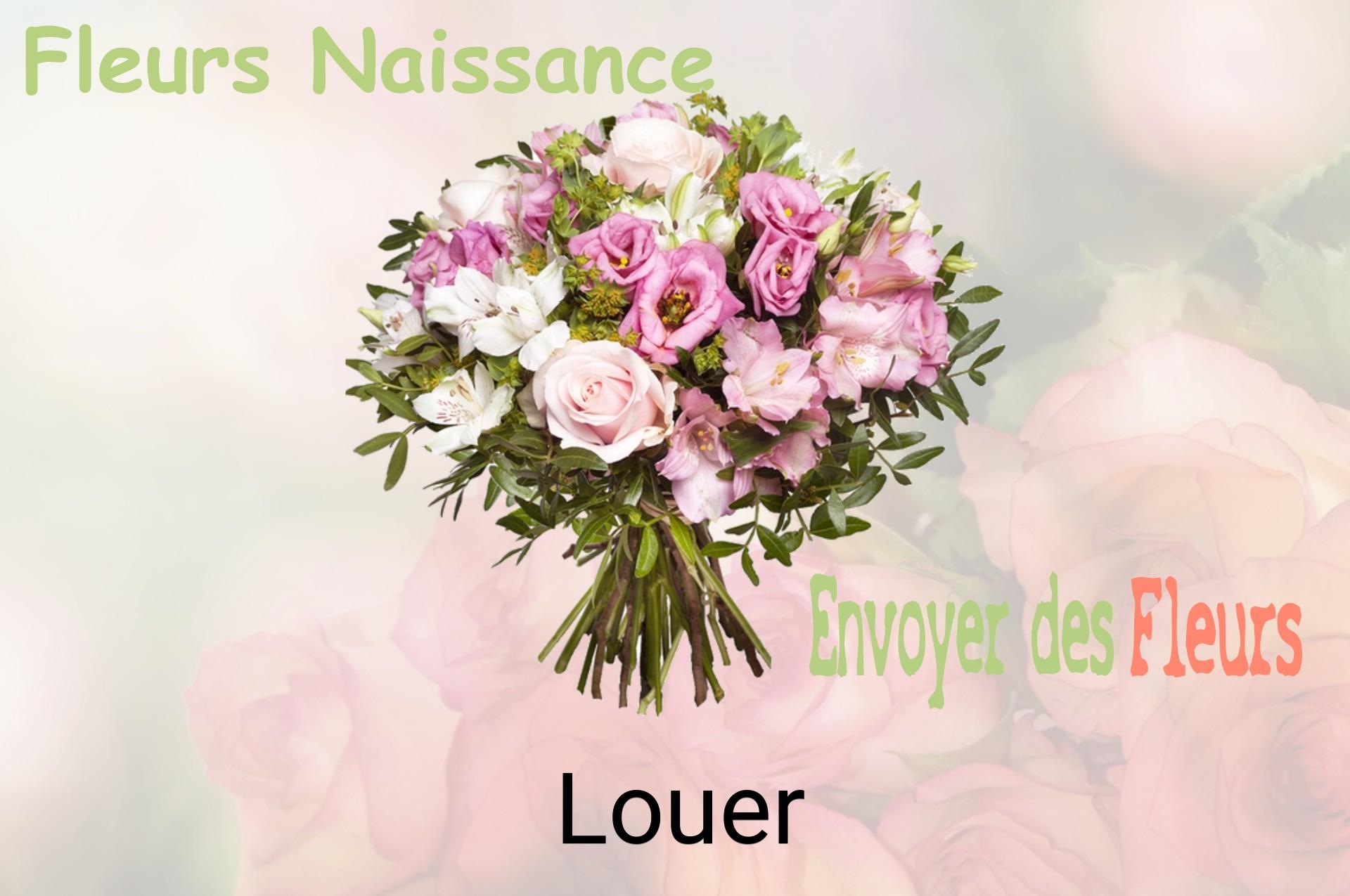 Bouquet de fleurs de naissance livré à Louer